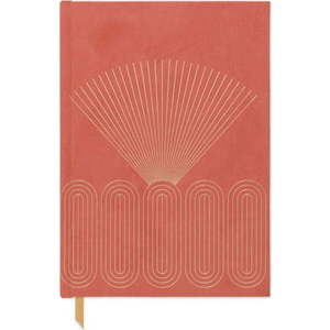 Nedatovaný diář 192 stránek formát A5 Bright Terra Cotta – DesignWorks Ink obraz