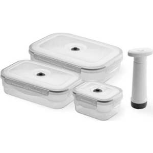 Set 3 boxů na potraviny a vakuové pumpy Compactor Food Saver obraz