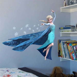 Samolepka Ambiance Queen And Snowflakes obraz
