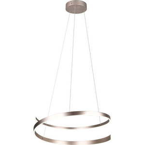 Šedé LED závěsné svítidlo s hlasovým ovládáním/s ovládáním pomocí mobilní aplikace s kovovým stínidlem ø 75 cm Cinardi – CINQUE obraz