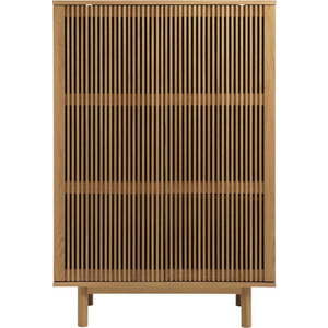 Skříňka v dekoru dubu v přírodní barvě 95x140 cm Tiber – Unique Furniture obraz