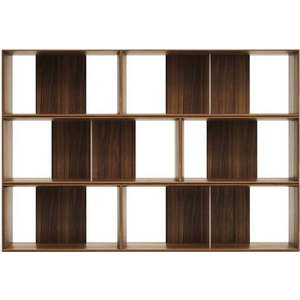 Modulární policový systém v dekoru ořechu v přírodní barvě 6 ks 168x114 cm Litto – Kave Home obraz