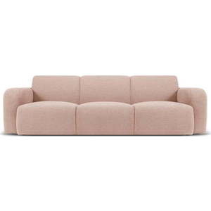 Růžová pohovka z textilie bouclé 235 cm Molino – Micadoni Home obraz