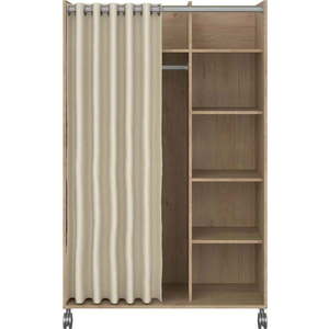 Šatní skříň v dekoru dubu v bílo-béžové barvě 100x160 cm Kit – Tvilum obraz