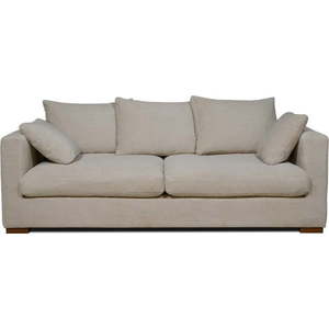 Béžová manšestrová pohovka 220 cm Comfy – Scandic obraz