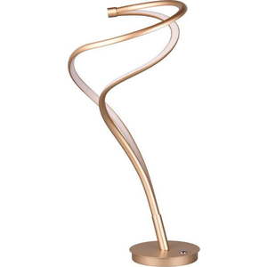 LED stolní lampa s kovovým stínidlem ve zlaté barvě (výška 56 cm) Nala – Trio Select obraz