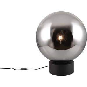 Černá LED stolní lampa se skleněným stínidlem (výška 60 cm) Cipallone – CINQUE obraz
