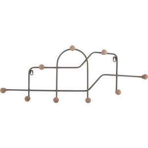 Šedý kovový nástěnný věšák 71 cm Maze – PT LIVING obraz