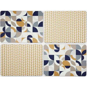Korkovo-papírové prostírání 4 ks 21.5x29 cm Bauhaus – Cooksmart ® obraz