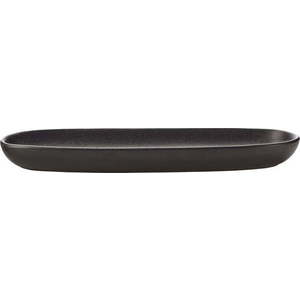 Černý keramický servírovací talíř Maxwell & Williams Caviar Baguette obraz