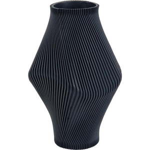 Tmavě modrá váza z polyresinu (výška 30 cm) Twisted Rib – PT LIVING obraz