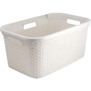 Bílý koš na prádlo Curver Style Basket, 45 l obraz