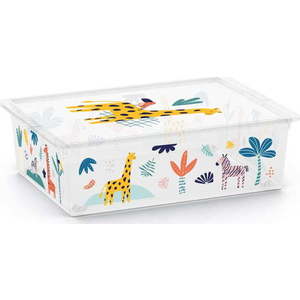 Bílý plastový dětský úložný box 55x39x16 cm C Box Style – KIS obraz