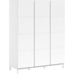 Bílá dětská šatní skříň 149x196x58 cm Eva – Vipack obraz