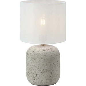Šedá stolní lampa s textilním stínidlem (výška 44 cm) Montagna – Markslöjd obraz
