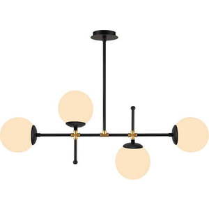 Černé závěsné svítidlo Squid Lighting Kruva, výška 57 cm obraz