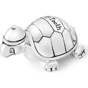 Kovová krabička na první zoubek ø 8x3 cm Turtle – Zilverstad obraz