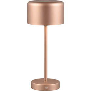 LED stmívatelná stolní lampa v měděné barvě (výška 30 cm) Jeff – Trio obraz
