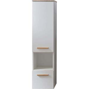 Bílá vysoká závěsná koupelnová skříňka 30x123 cm Set 931 - Pelipal obraz