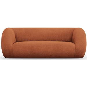 Oranžová pohovka z textilie bouclé 210 cm Essen – Cosmopolitan Design obraz