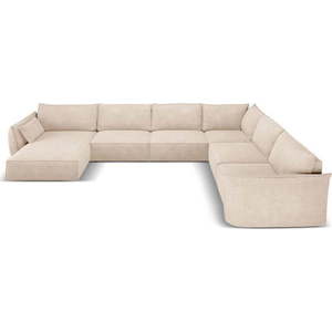 Béžová rohová pohovka (pravý roh) Vanda – Mazzini Sofas obraz