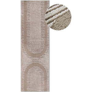 Béžový běhoun 80x240 cm Bartoux Beige – Elle Decoration obraz