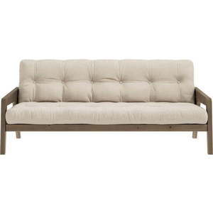 Béžová rozkládací pohovka 204 cm Grab - Karup Design obraz