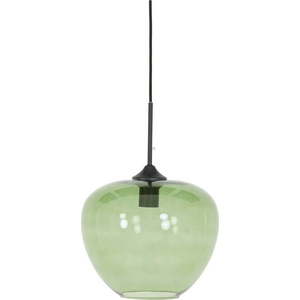 Zelené stropní svítidlo se skleněným stínidlem ø 30 cm Mayson – Light & Living obraz