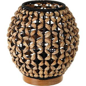 Černá přírodní stolní lampa (výška 23 cm) Natural Way – Casa Selección obraz