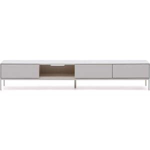 Bílý TV stolek 195x35 cm Vedrana – Kave Home obraz