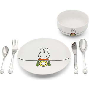 Porcelánová dětská jídelní sada 6 ks Miffy – Zilverstad obraz