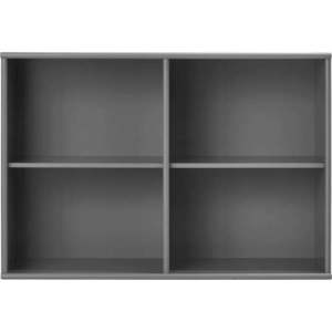Antracitová závěsná knihovna 89x61 cm Mistral – Hammel Furniture obraz
