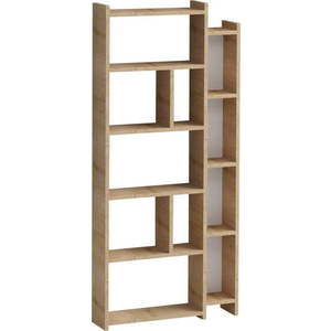 Knihovna v dekoru dubu v přírodní barvě 65x150 cm Momo – Kalune Design obraz