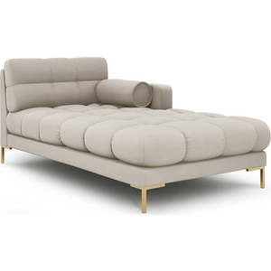 Béžová lenoška (pravý roh) Bali – Cosmopolitan Design obraz