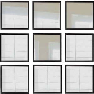 Nástěnná zrcadla v sadě 9 ks 24x24 cm – Wallity obraz