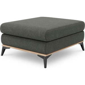 Tmavě šedý puf Windsor & Co Sofas Planet obraz