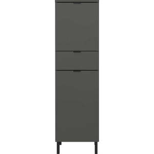 Antracitová vysoká koupelnová skříňka 34x120 cm Arcena – Germania obraz