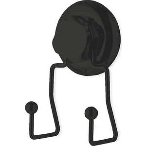 Černý samodržící nástěnný dvojitý háček Compactor Bestlock Black obraz