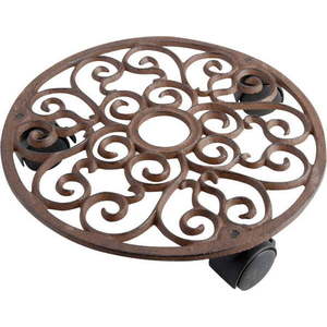 Kovový pojízdný podstavec pod květináč ø 29 cm – Esschert Design obraz