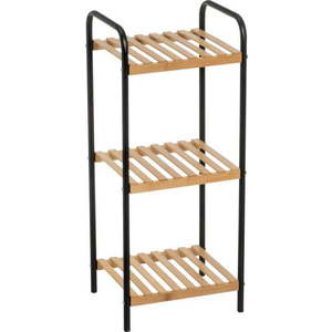Bambusový regál v černo-přírodní barvě 30x75 cm – Casa Selección obraz
