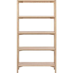Knihovna v dekoru dubu v přírodní barvě 86x160x30 cm Braidwood – Actona obraz