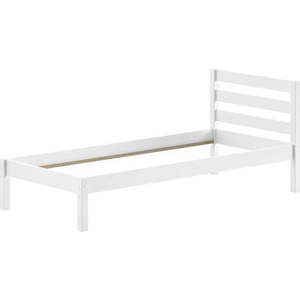 Bílá dětská postel z borovicového dřeva bez roštu 90x200 cm Pino – Vipack obraz