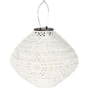 Bílá venkovní solární LED lucerna (výška 22 cm) Harwood – House Nordic obraz