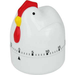 Bílá kuchyňská minutka Metaltex Hen obraz