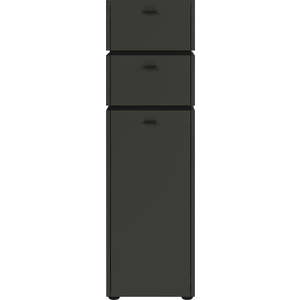 Antracitová vysoká koupelnová skříňka 34x117 cm Modesto – Germania obraz