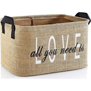Úložný košík z juty 30x22x30 cm – Mioli Decor obraz