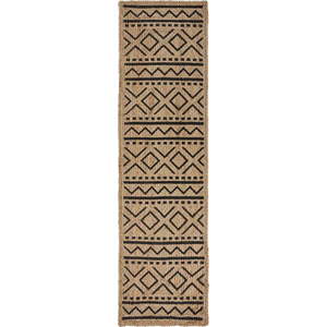 Jutový běhoun v přírodní barvě 60x230 cm Luis – Flair Rugs obraz