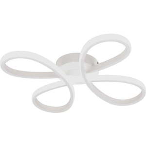 Bílé LED stropní svítidlo 40x40 cm Fly – Trio obraz