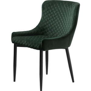 Zelená sametová jídelní židle Ottowa – Unique Furniture obraz
