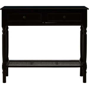 Černý konzolový stolek 33x91 cm Heritage – Premier Housewares obraz